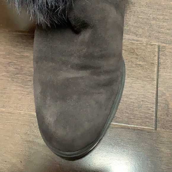 STUART WEITZMAN Blizzard Fur Shearling Cuff Gray - Picture 12 of 14